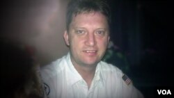 Michael R. White, an American Navy veteran, is seen in an undated photograph.