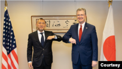 美国负责东亚和太平洋事务的首席外交官康达（Daniel Kritenbrink）2021年11月8日在东京与日本官员会晤（ 照片来自美国驻东京大使馆推特账号）