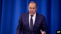 Rusiyanın xarici işlər naziri Sergey Lavrov