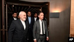 뮌헨안보회의(MSC) 참석차 독일을 방문한 자바드 자리프 이란 외무장관과 하이 마스 독일 외무장관이 15일 뮌헨에서 회담했다.