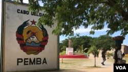 Praça dos Heróis na cidade de Pemba, Cabo Delgado, Moçambique