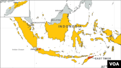 Map of East Timor
