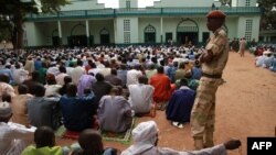 Dans une mosquée du quartier PK5 à Bangui, Centrafrique, le 6 juillet 2016.