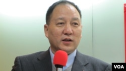 达赖喇嘛西藏宗教基金会董事长达瓦才仁(美国之音张永泰拍摄)