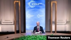 پرزیدنت بایدن در جریان اجلاس مجازی «آب و هوا»، روز پنجشنبه در کاخ سفید