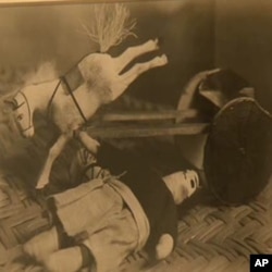 This image, attributed to Frida Kahlo, is called “Mexican Toys.”