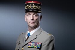 French armed forces chief of staff General Francois Lecointre poses during a photo session in Paris, Apr. 27, 2021. (Photo by Joel Saget / AFP)