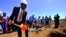 The governor of Baringo County, Benjamin Cheboi, was joined by USAID associate administrator Mark Feierstein in breaking ground for a new power plant in Kenya. (Courtesy USAID) 