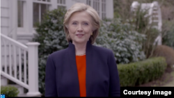Mantan Menlu AS, Hillary Clinton secara resmi mengumumkan kampanyenya bagi nominasi Capres Partai Demokrat dengan rekaman video online, Minggu (12/4).