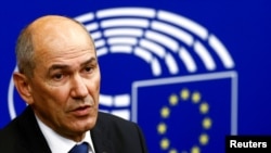 Премьер-министр Словении Янез Янша (архивное фото)