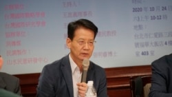 文化大学社科院长、前陆委会副主委赵建民。（美国之音黄丽玲摄