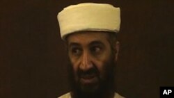 Osama bin Laden is shown speaking in this undated image taken from video provided by the U.S. Department of Defense and released on Saturday, May 7, 2011.