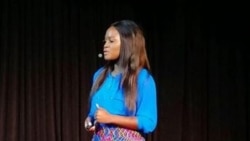 Chigwenya giving a Tedtalk in Johannesburg
