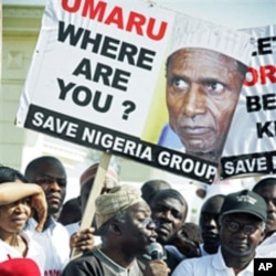 A protest in Abuja over a power vacuum created by the absence of President Umaru Yar'Adua, who was away for 7 weeks receiving treatment in Saudi Arabia (File)