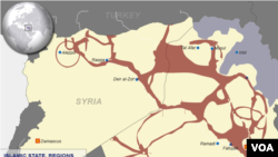 Islamic State areas of control, Sept. 10, 2014