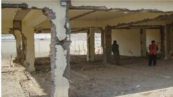 Penjara di Baghlan, Afghanistan yang hancur akibat perang. (Foto: laporan SIGAR).