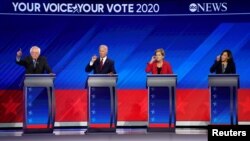 Para Capres Partai Demokrat dalam acara debat 12 September 2019 lalu (foto: dok). 