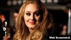 Adele put out the top selling song of 2015, according to a music website. (AP Photo)