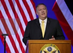 U.S. Secretary of State Mike Pompeo delivers a speech at Siam Society in Bangkok, Thailand, Aug. 2, 2019.