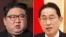 김정은(왼쪽 사진) 북한 국무위원장과 기시다 후미오 일본 총리