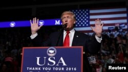 აშშ-ის არჩეული პრეზიდენტი დონალდ ტრამპი