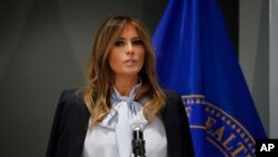 Mke wa rais wa Marekani, Melania Trump.