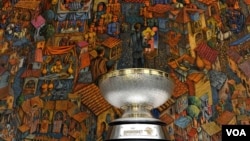 Eurobasket 2017-ის ტროფი თბილისში, მთაწმინდაზე, 2017 წლის 14 აგვისტო