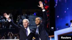 Prezident Barak Obama, vitse-prezident Jo Bayden