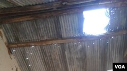 Ecole primaire de Vindza bombardée