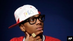 Recording artist Soulja Boy poses for a portrait in New York, Nov. 29, 2010.