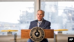 FILE - Texas Gov. Greg Abbott.