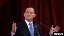 FILE - Australian Prime Minister Tony Abbott.