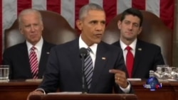 奥巴马总统发表他最后一次国情咨文