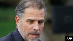 Hunter Biden, putra dari Presiden AS Joe Biden, menghadiri sebuah acara di Gedung Putih, Washington, pada 18 April 2022. (Foto: AFP/Mandel Ngan)