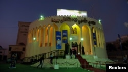 Bioskop pertama Arab Saudi di sebuah pusat kebudayaan di Jeddah, 13 Januari 2018. (REUTERS/Reem Baeshen)