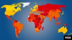 شفافیت بین المللی هر سال گزارشی را زیر نام "برداشت‌های فساد در جهان" نشر می‌کند