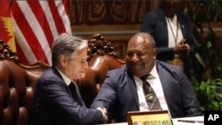 សហរដ្ឋ​អាមេរិក​និង​ប្រទេស​ប៉ាពូនូវែលហ្គីណេ​បាន​ចុះ​ហត្ថលេខា​លើ​កិច្ចព្រមព្រៀង​សន្តិសុខ​