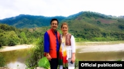 عدنان سمیع و خانمش رویا