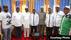 Baadhi wa viongozi wa muungano wa upinzani Kenya National Super Alliance (NASA)