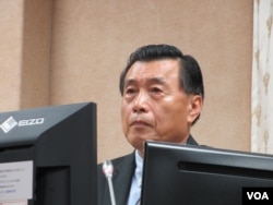 台湾国家安全局长彭胜竹 (美国之音张永泰拍摄)