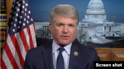 资料照：美国国会共和党联邦众议员麦考尔 