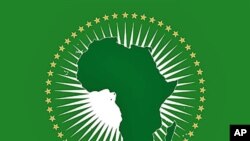 A handout file photo released by the African Union in Addis Ababa shows the AU flag