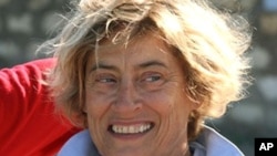 Frenchwoman Marie Dedieu died in captivity of Somali kidnappers, undated file photo.