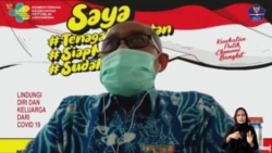 Direktur Promosi Kesehatan dan Pemberdayaan Masyarakat Kemenkes dr Imran Agus Nurali Sp.KO dalam telekonferensi pers di Jakarta, Jumat (17/2) menekankan Kemenkes mendukung penuh pengolahan limbah medis sesuai standar dari semua Fasyankes (Foto:VOA)