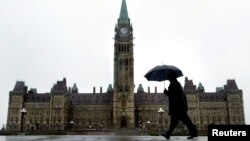 캐나다 오타와의 연방의회 건물 (자료사진)