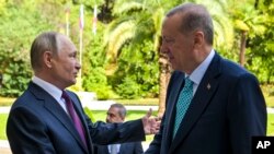 Rossiya va Turkiya liderlari Sochida, 4-sentabr, 2023. 
