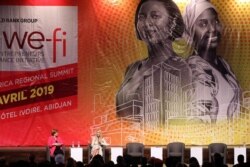 White House Advisor Ivanka Trump gestures as she speaks during the first Women Entrepreneurs Finance Initiative (We-Fi) at the Sofitel hotel Ivoire in Abidjan, Ivory Coast, April 17, 2019.