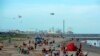 Thousands Head to Reopened Beaches in Texas