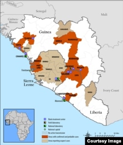 Ebola spreads in West Africa