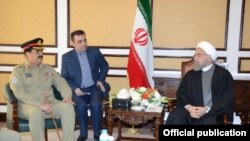 جنرل راحیل نے ہفتہ کو اسلام آباد میں ایرانی صدر سے ملاقات کی